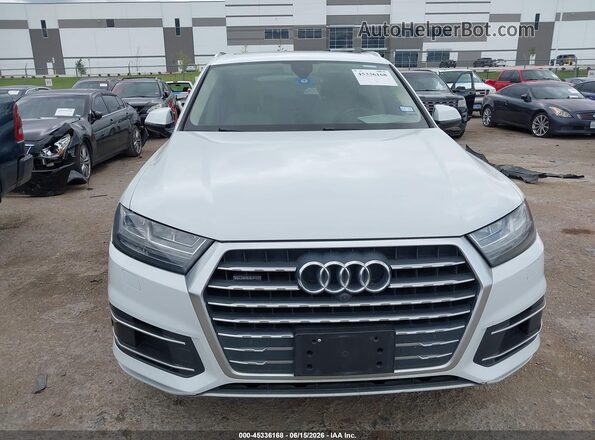 WA1LHAF79JD020784 2018 AUDI Q7 White Widok zestawu wskaźników