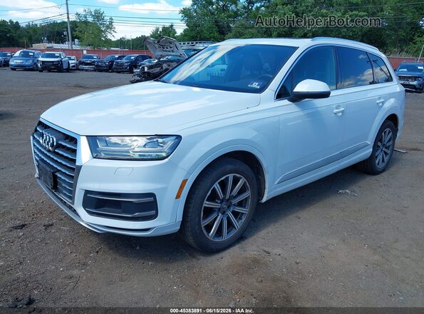 WA1LHAF7XKD024585 2019 AUDI Q7 Белый Передняя левая четверть