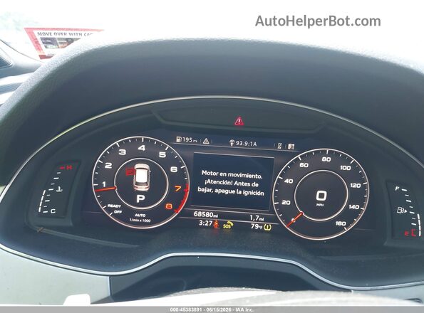 WA1LHAF7XKD024585 2019 AUDI Q7 Белый Вид задних сидений