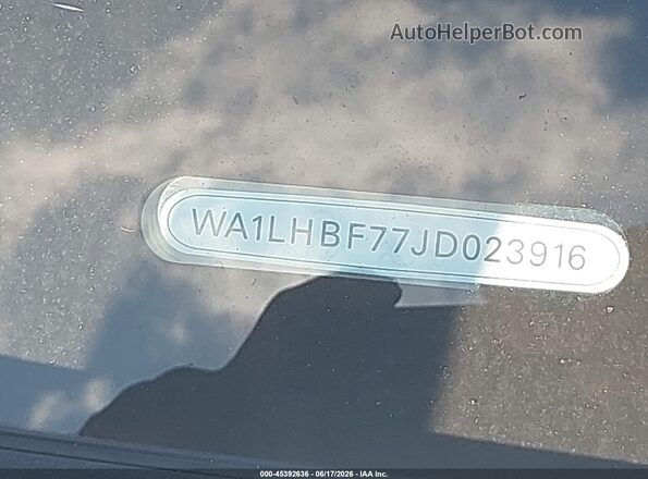 WA1LHBF77JD023916 2018 AUDI Q7 Белый 