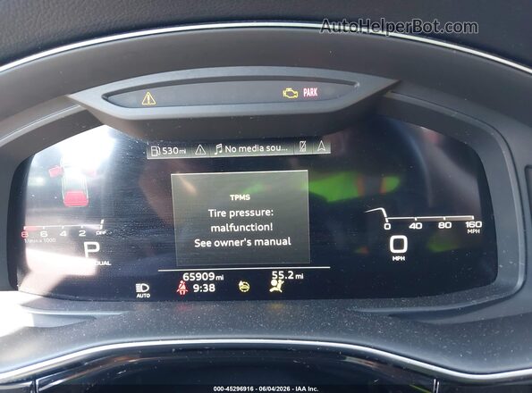 WA1LJAF71MD021615 2021 AUDI Q7 Gray Widok tylnych siedzeń