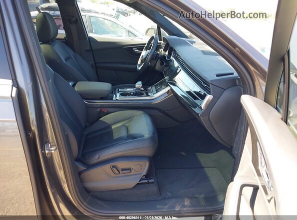WA1LJAF71MD021615 2021 AUDI Q7 Gray Widok wnętrza z przodu