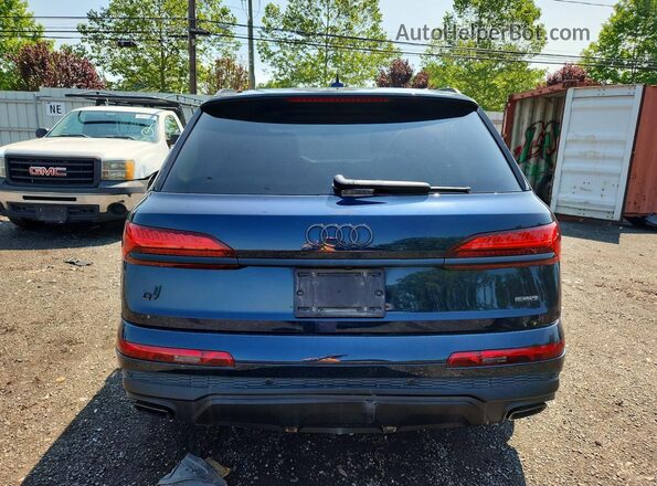 WA1LVBF76SD027062 2025 AUDI Q7 Blue Widok z tyłu