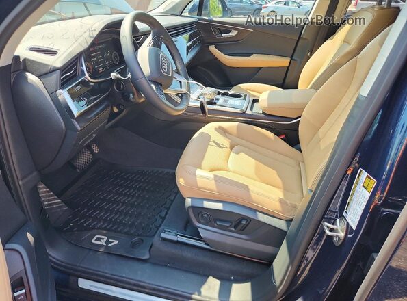 WA1LVBF76SD027062 2025 AUDI Q7 Blue Widok wnętrza z przodu