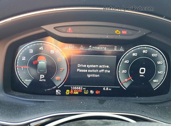WA1LXAF70LD001353 2020 AUDI Q7 Черный Вид щитка приборов