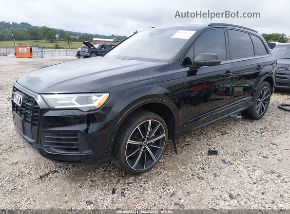 WA1LXAF71MD027283 2021 AUDI Q7 Черный Передняя левая четверть