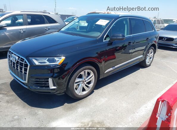 WA1LXAF72MD020715 2021 AUDI Q7 Черный Передняя левая четверть