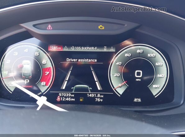 WA1LXAF72MD020715 2021 AUDI Q7 Черный Вид задних сидений
