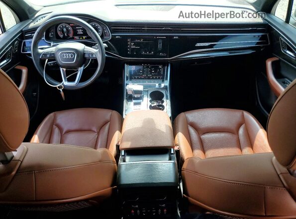 WA1LXAF74MD018481 2021 AUDI Q7 Black წინა პანელის ხედი