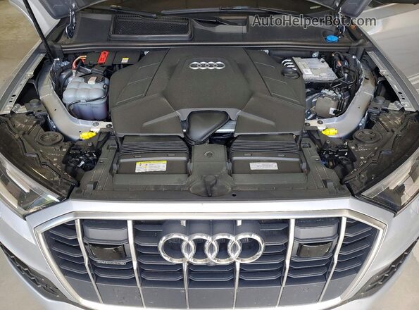 WA1LXAF74MD027939 2021 AUDI Q7 Серебряный Вид подкапотного пространства
