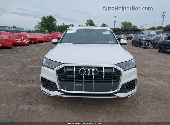 WA1LXAF75LD003762 2020 AUDI Q7 White Առջևի վահանակի տեսք