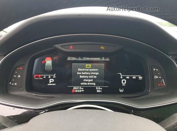 WA1LXAF75MD036018 2021 AUDI Q7 White Սարքավորումների վահանակի տեսք