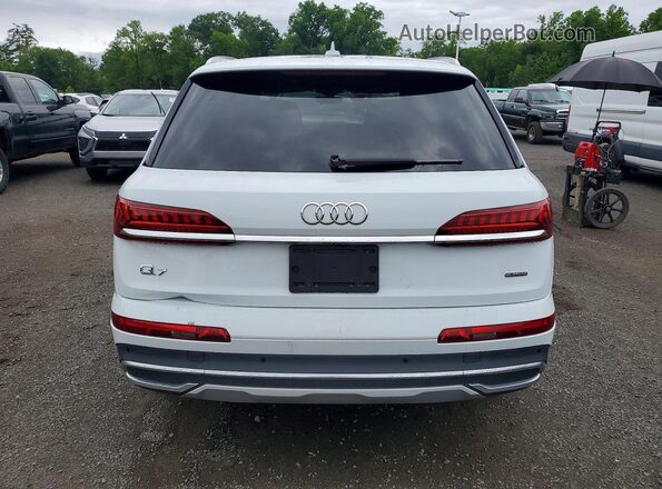 WA1LXAF75MD036018 2021 AUDI Q7 White Հետևի տեսք
