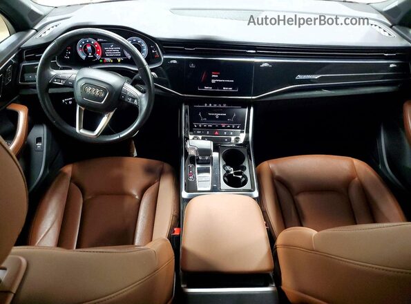 WA1LXAF77MD011802 2021 AUDI Q7 White Вид панелі приладів