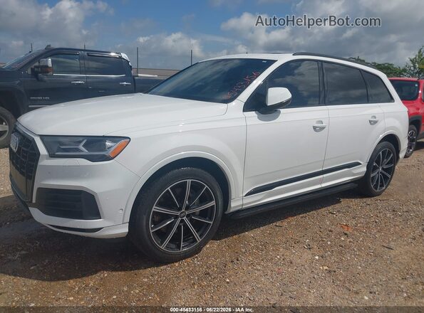 WA1LXAF79LD013159 2020 AUDI Q7 White Vista tres cuartos delantera izquierda