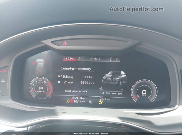 WA1LXAF79LD013159 2020 AUDI Q7 White Vista de los asientos traseros