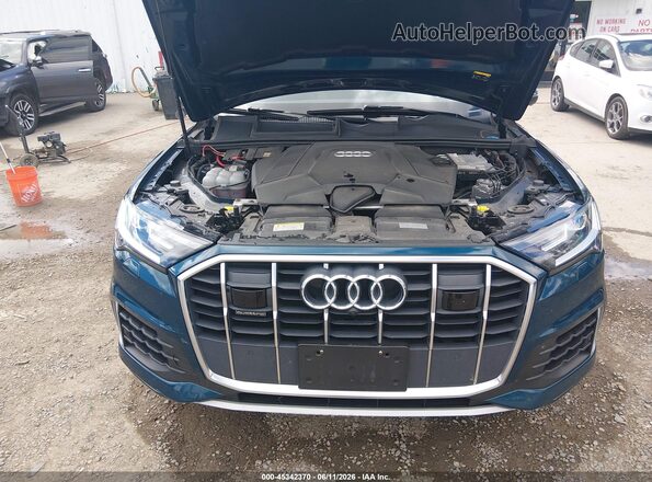 WA1LXBF76ND010227 2022 AUDI Q7 Blue Вид ззаду
