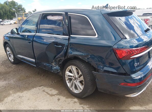 WA1LXBF76ND010227 2022 AUDI Q7 Blue Вид спереду