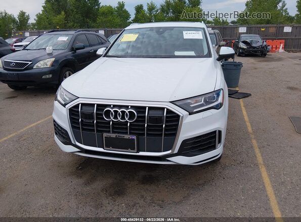 WA1LXBF77ND020555 2022 AUDI Q7 White Вид щитка приладів