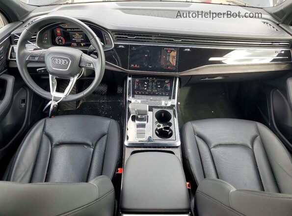 WA1LXBF78PD000785 2023 AUDI Q7 Black Առջևի վահանակի տեսք