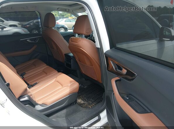 WA1LXBF79ND018709 2022 AUDI Q7 White VIN კოდის სტიკერის ხედი
