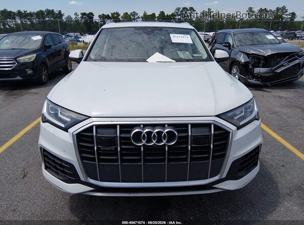 WA1LXBF79ND018709 2022 AUDI Q7 White ხელსაწყოთა პანელის ხედი