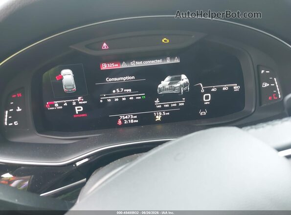 WA1LXBF79ND020489 2022 AUDI Q7 White Вид задніх сидінь