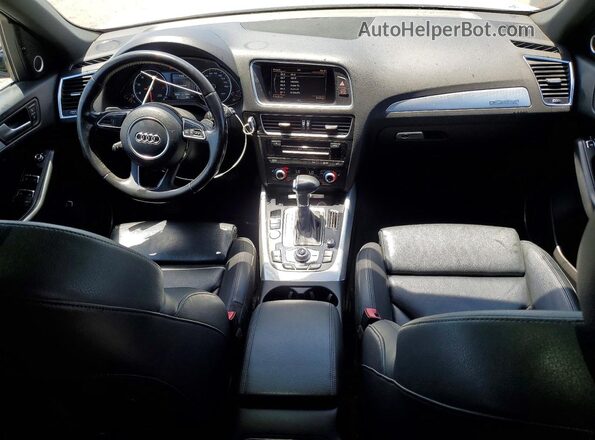 WA1M2AFP7HA095260 2017 AUDI Q5 Silver Առջևի վահանակի տեսք