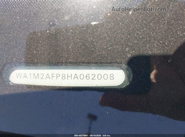 WA1M2AFP8HA062008 2017 AUDI Q5 Gray 