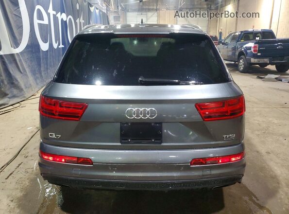 WA1MAAF72HD054147 2017 AUDI Q7 Gray Հետևի տեսք