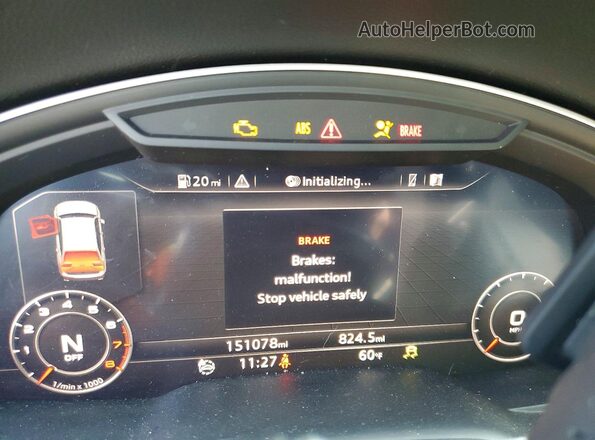 WA1VAAF70HD043040 2017 AUDI Q7 Silver Սարքավորումների վահանակի տեսք