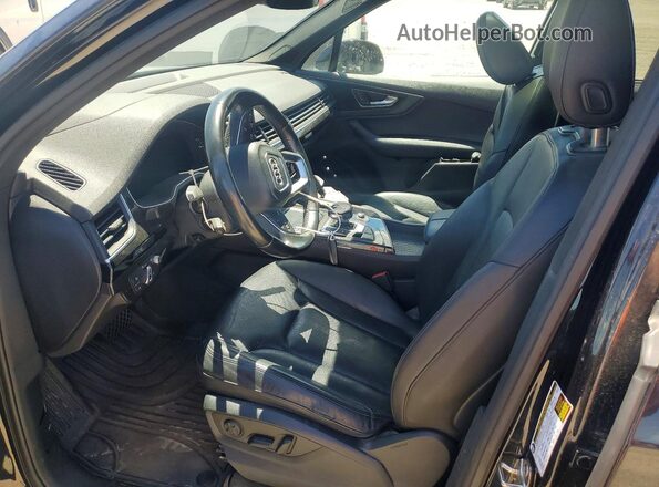WA1VAAF70JD006317 2018 AUDI Q7 Black Սալոնի դիմացի տեսք