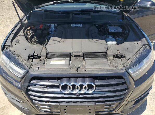 WA1VAAF70JD006317 2018 AUDI Q7 Black Սալոնի հետևի տեսք