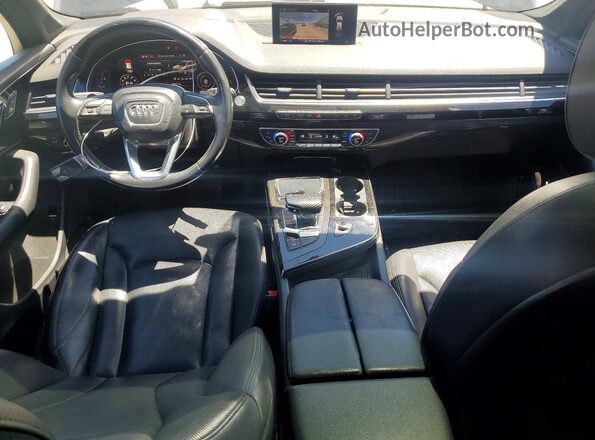 WA1VAAF70JD006317 2018 AUDI Q7 Black Առջևի վահանակի տեսք