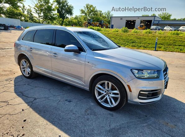 WA1VAAF70JD050396 2018 AUDI Q7 Silver Առջևի աջ