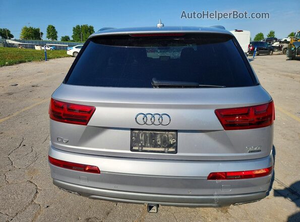 WA1VAAF70JD050396 2018 AUDI Q7 Silver Հետևի տեսք