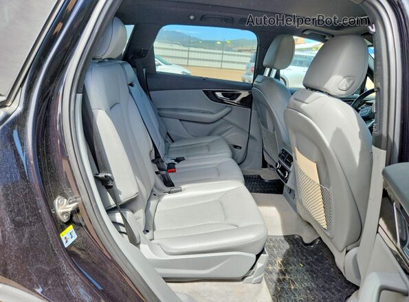 WA1VAAF71JD050908 2018 AUDI Q7 Black Rear interior view