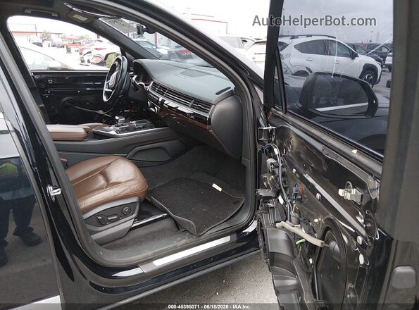 WA1VAAF72HD034095 2017 AUDI Q7 Black წინა სალონის ხედი