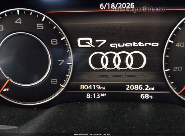 WA1VAAF72HD034095 2017 AUDI Q7 Black უკანა სავარძლების ხედი
