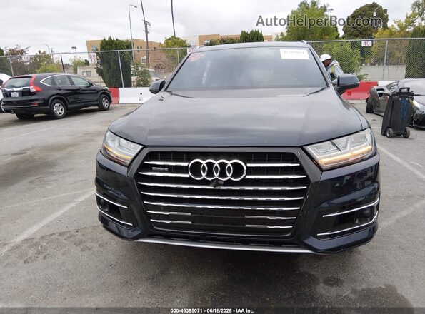 WA1VAAF72HD034095 2017 AUDI Q7 Black წინა პანელის ხედი