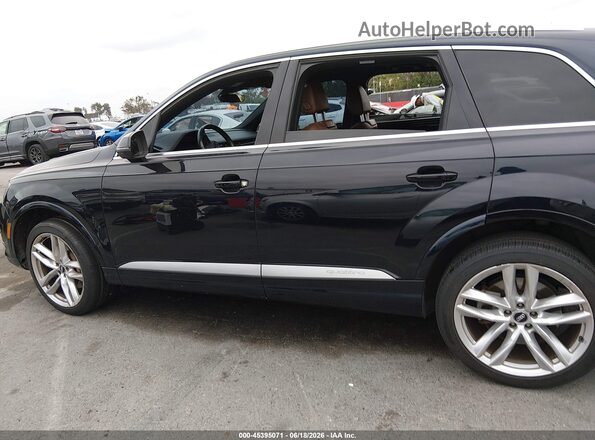 WA1VAAF72HD034095 2017 AUDI Q7 Black უკანა სალონის ხედი