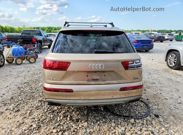 WA1VAAF72JD000079 2018 AUDI Q7 Gold Հետևի տեսք