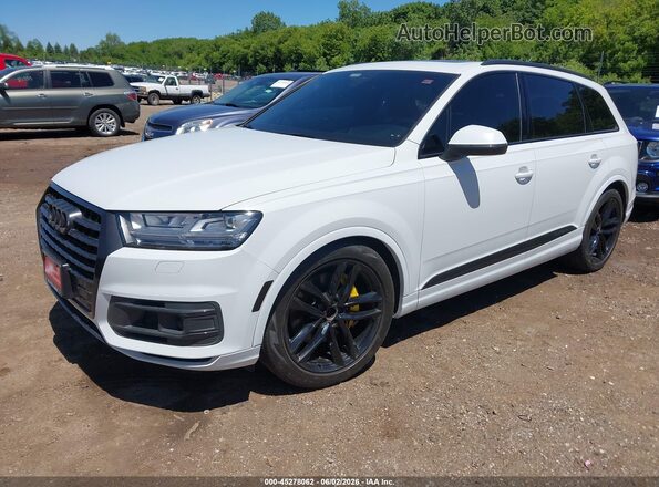 WA1VAAF72JD009624 2018 AUDI Q7 White Przód lewy