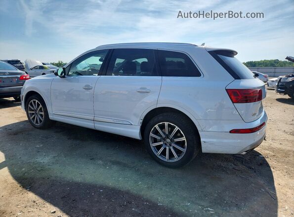 WA1VAAF72JD016234 2018 AUDI Q7 White Rear left