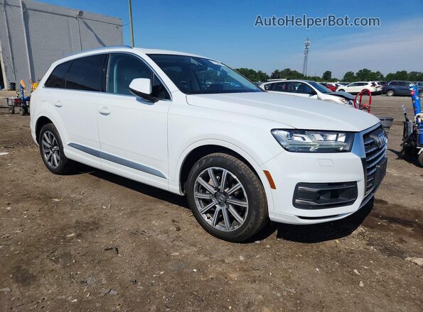 WA1VAAF72JD016234 2018 AUDI Q7 White Front right