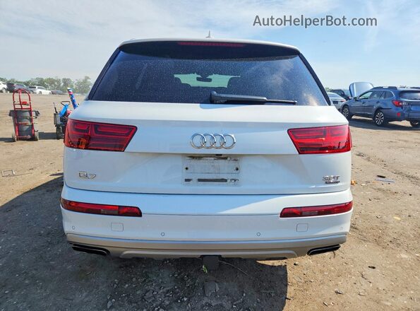 WA1VAAF72JD016234 2018 AUDI Q7 White Rear view