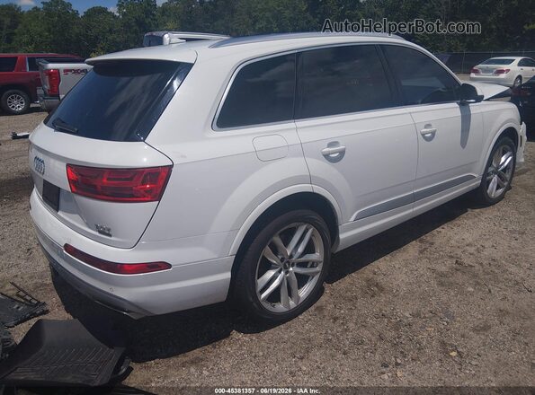 WA1VAAF72JD020249 2018 AUDI Q7 White Задня права чверть