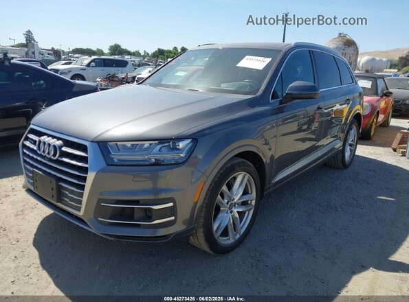 WA1VAAF73JD044303 2018 AUDI Q7 Gray Передня ліва чверть
