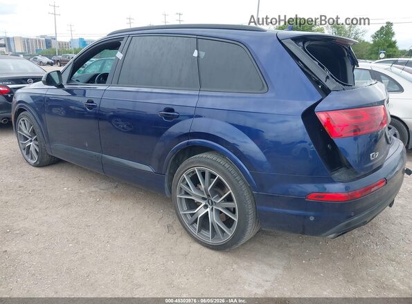 WA1VAAF74KD038835 2019 AUDI Q7 Blue უკანა მარცხენა