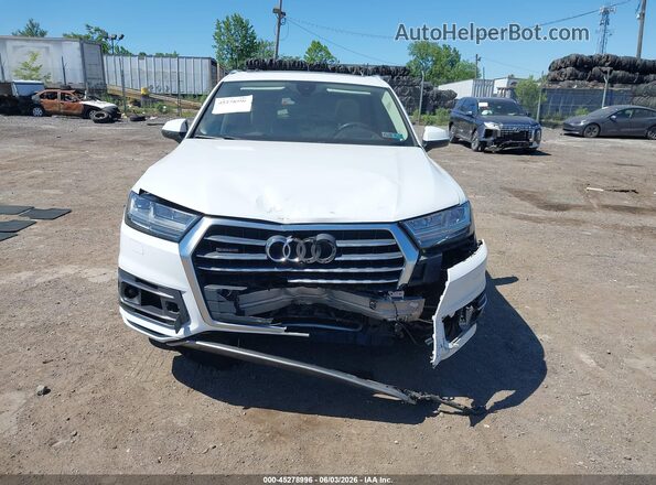 WA1VAAF75JD026529 2018 AUDI Q7 White Вид спереду